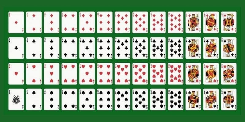 Game bài Tiến lên miền Nam dùng chuẩn bộ bài 52 lá